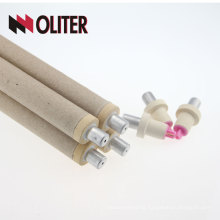 Oliter hotsale immersion disposable b type thermocouple tips for foundry with 604 triangle connector